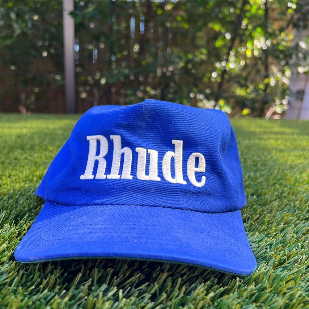 Rhude Royal Blue Logo Cap